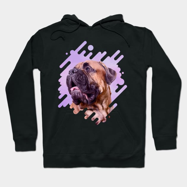 Bullmastiff dog Hoodie by Nartissima